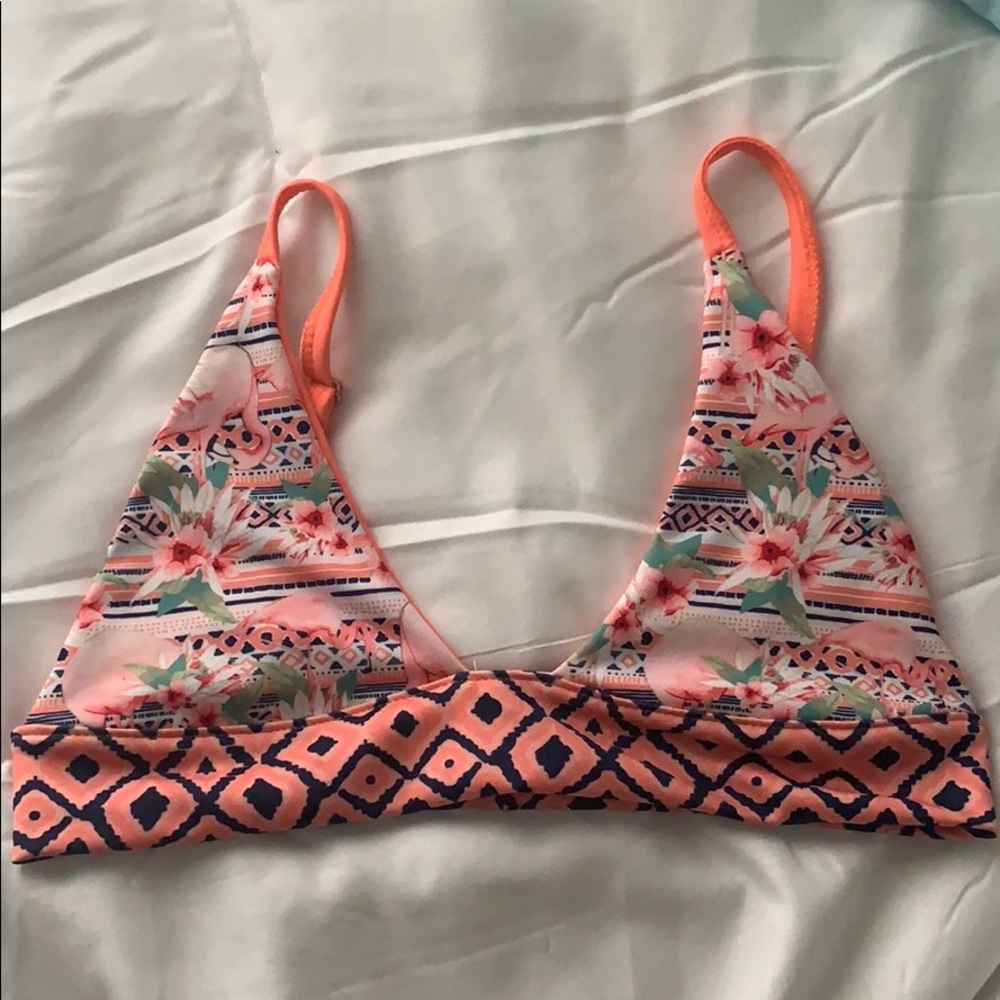 multicolor bathing suit top